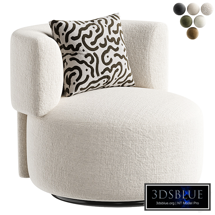 K-Waiting Swivel Armchair