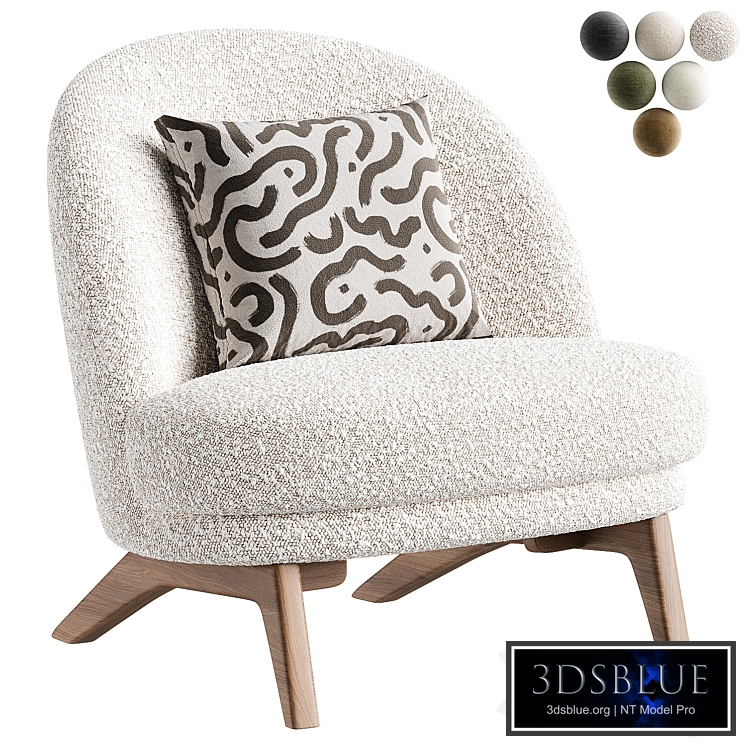 Pyle Cozy White Chair