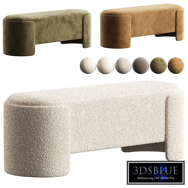 Banquette Taks boucle cappuccino