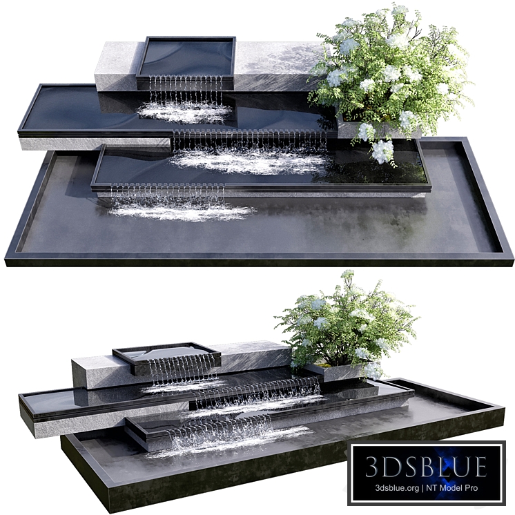 WATERFALL FOUNTAIN CASCADE NO16