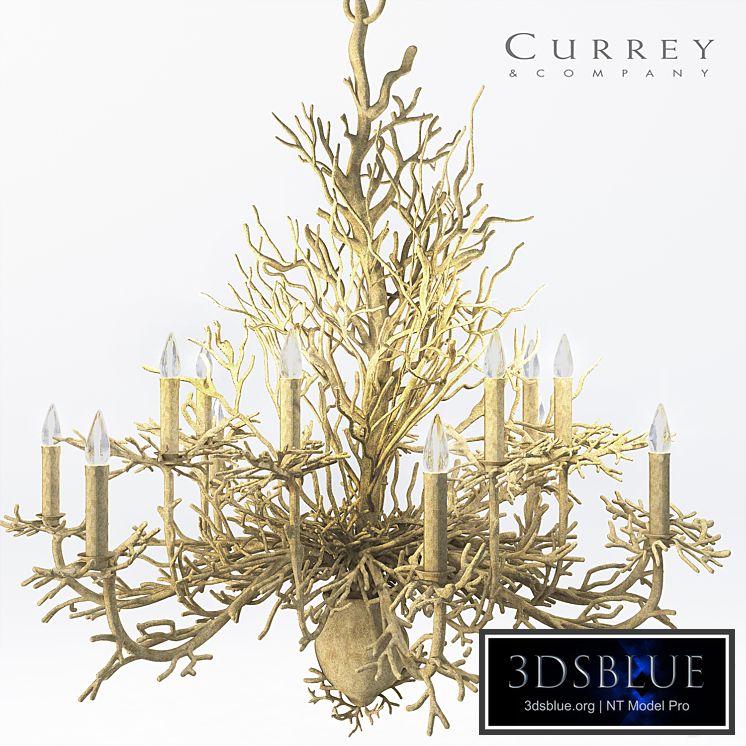 The Seaward Chandelier Lighting from Currey and Company