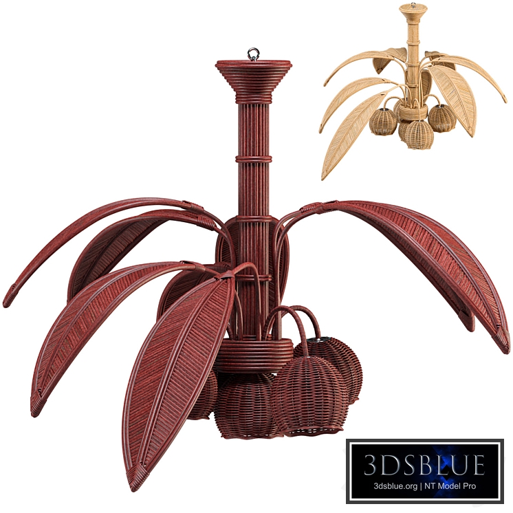 Cocotier Ceiling Fixture