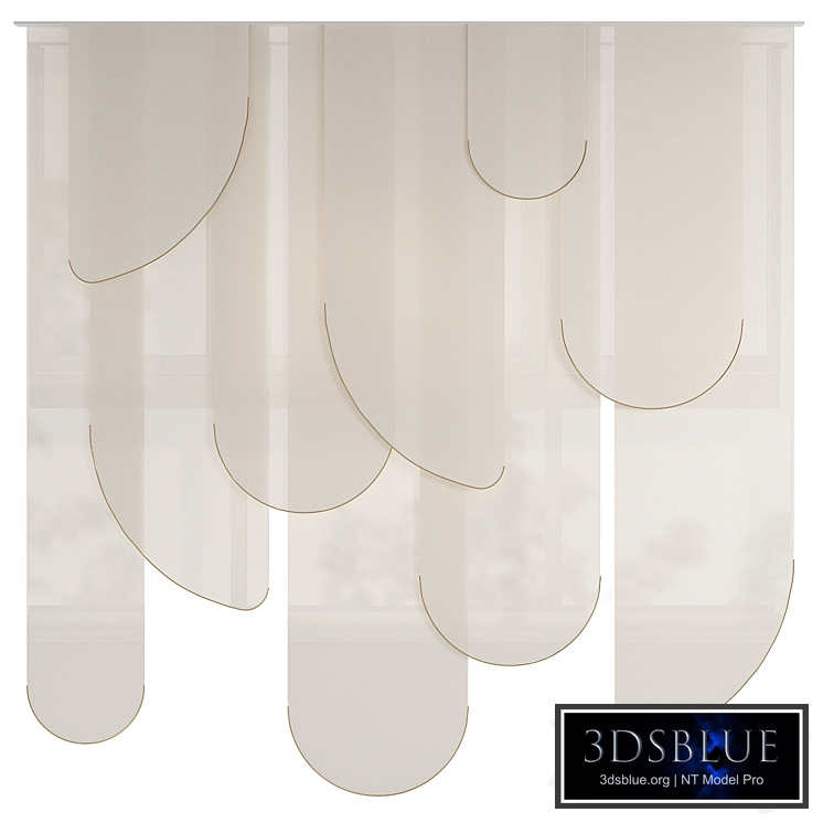Leaves blank panel curtains by Studio MTX