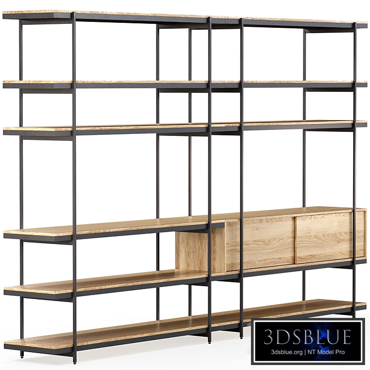 Furniture shelving unit by Westelm, Pierce series (60")