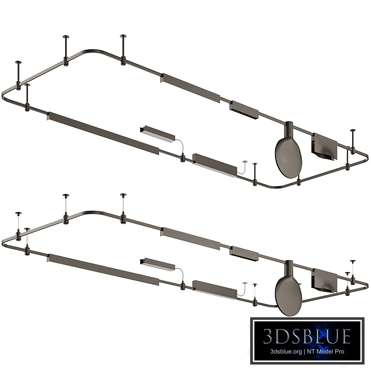 track system centersvet Aurom black Line Line Spot X Karim Rashid