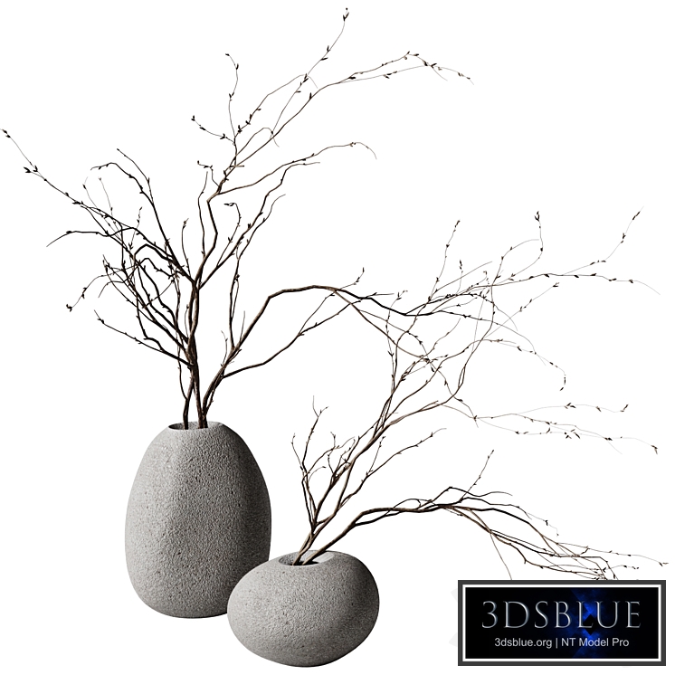 Japan vase with branch