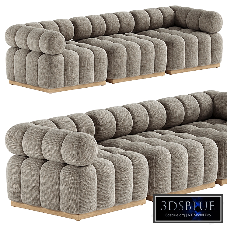 Roma Outdoor 3 Piece Sectional Sofa