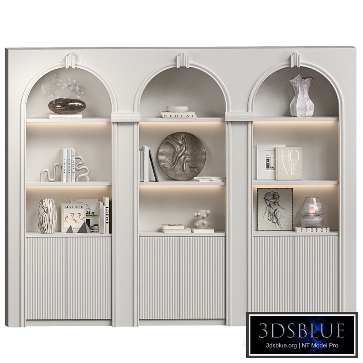 Modern Classic shelves with Decor
