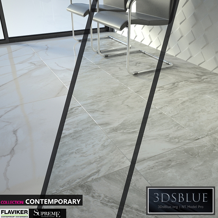 FLAVIKER SUPREME ROYAL STATUARIO SILVER DREAM Set 12