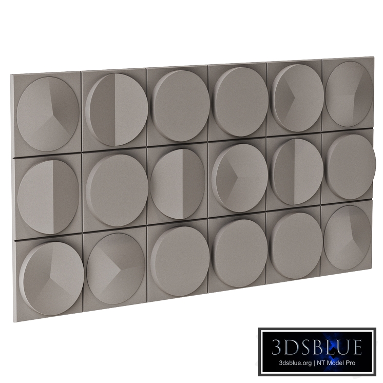 Wooddi 3D Blocks Wall Panel Сlock HLS6012-3A
