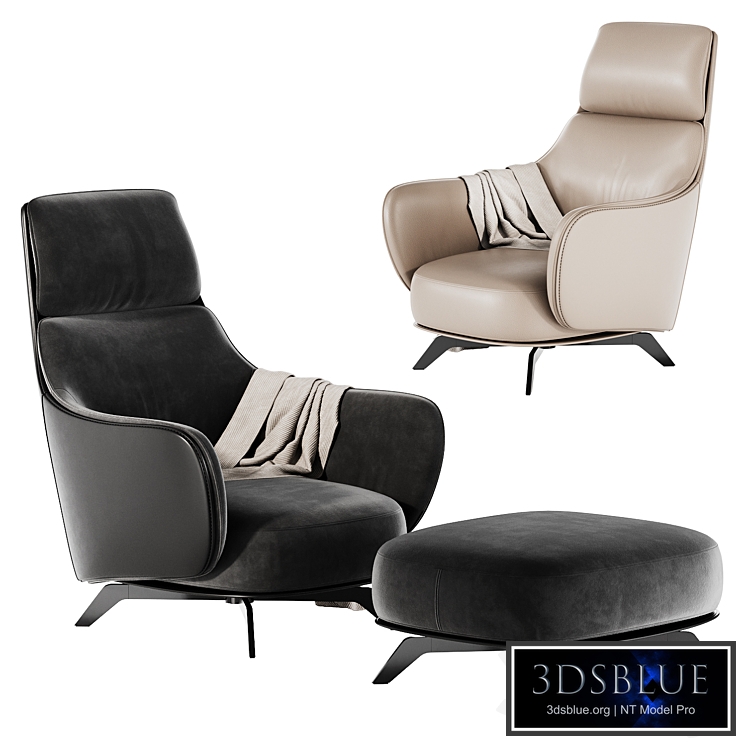 Poliform Kaori lounge Armchair