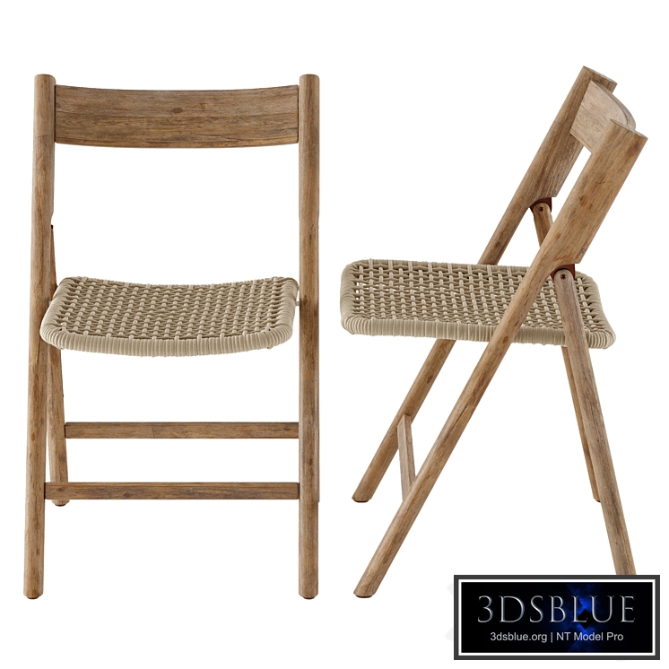 kave home dandara wood folding chair
