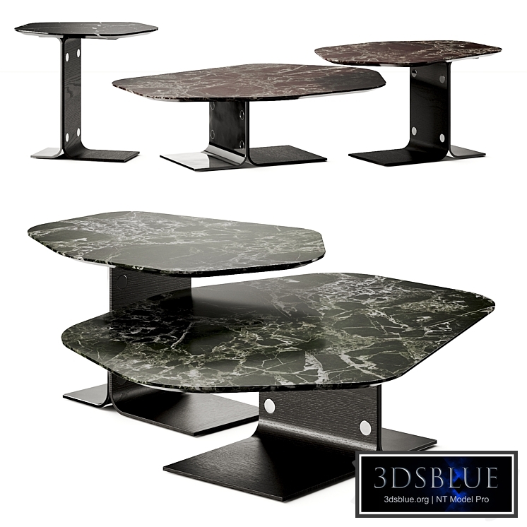 Minotti Ethan Marble Side Table