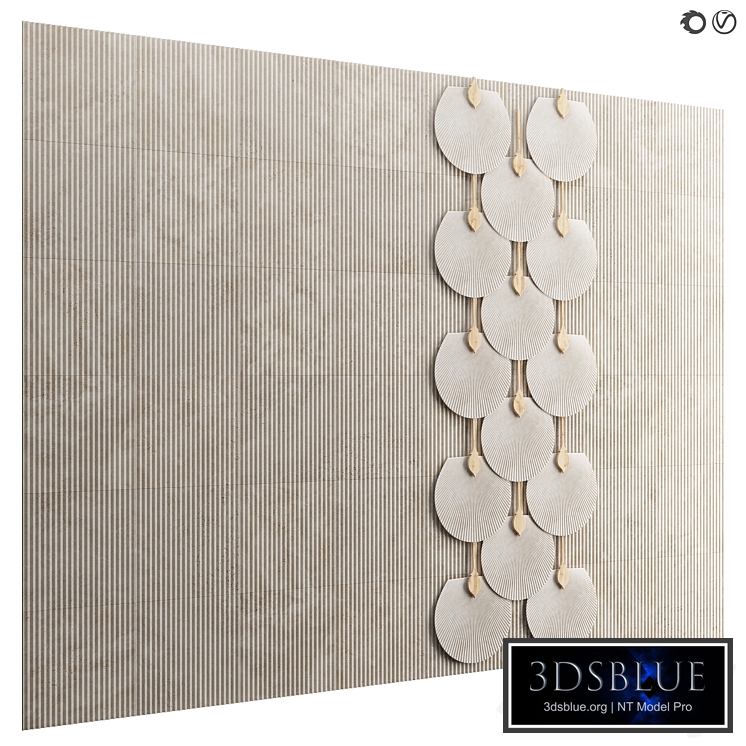 Shell Fan 128 Wall Panel