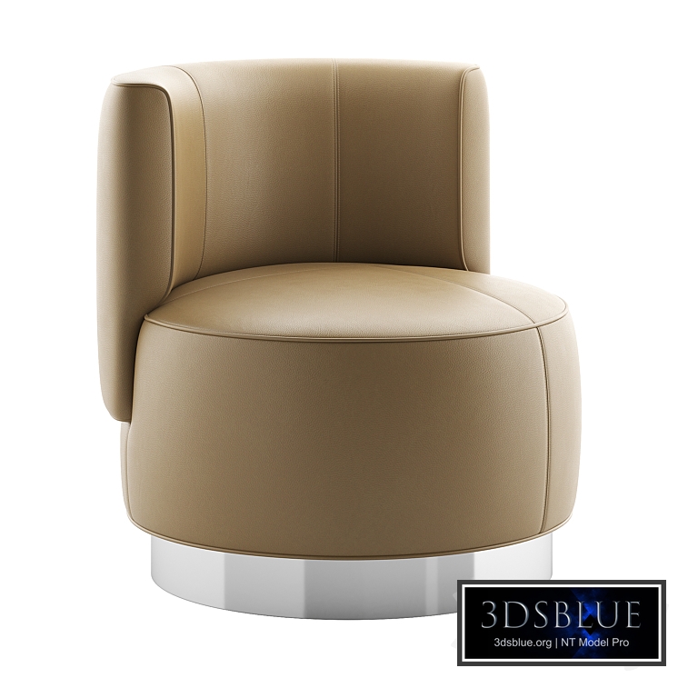 Yves Round Armchair by Minotti