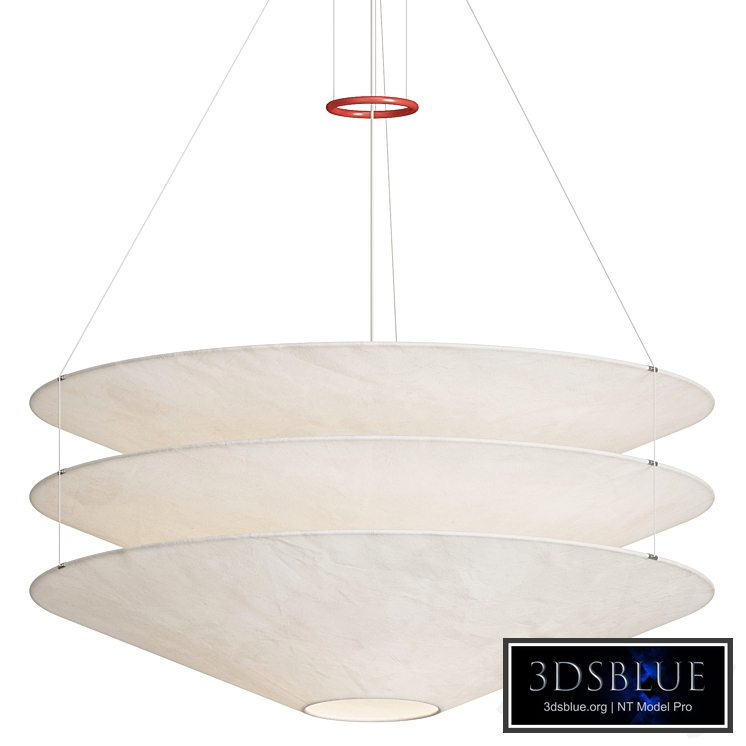 Floatation Japanese Paper Suspension Lamp Ingo Maurer