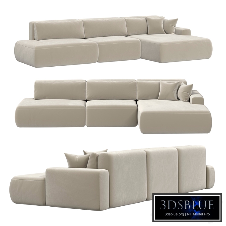 Corner sofa bed Liga 036 Modern Long