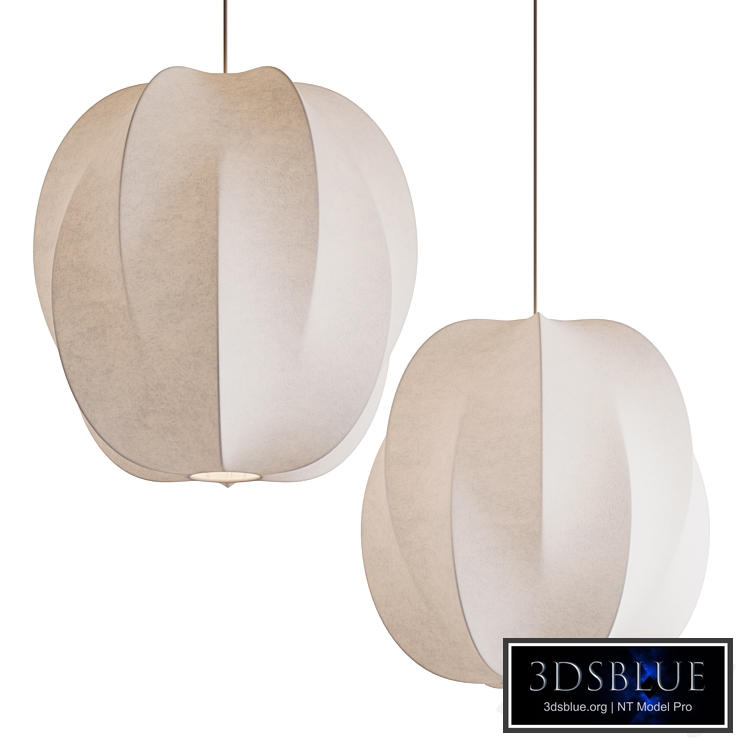 Nordic Wabi-sabi pendant light. Italy mid 1900's