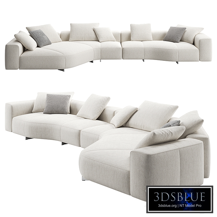 Yves Sofa 13 by Minotti