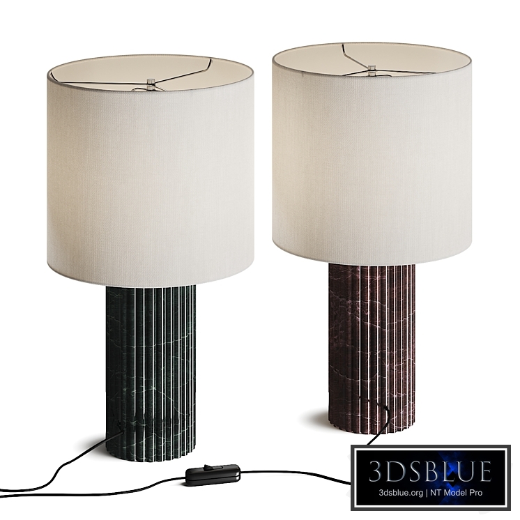 Heathfield & Co Blaire Table Lamp Red Levanto