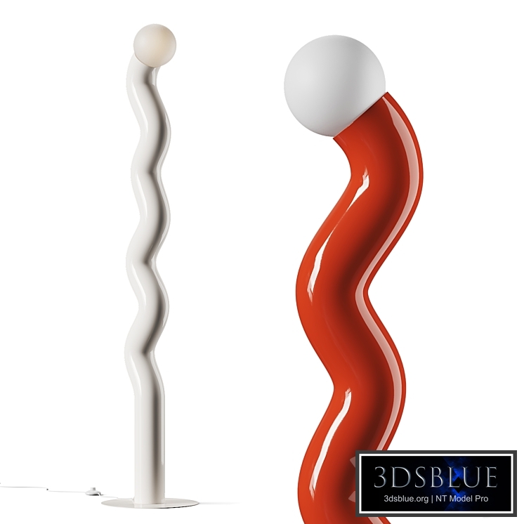 Westwing Collection Vloerlamp Memphis Floor Lamp