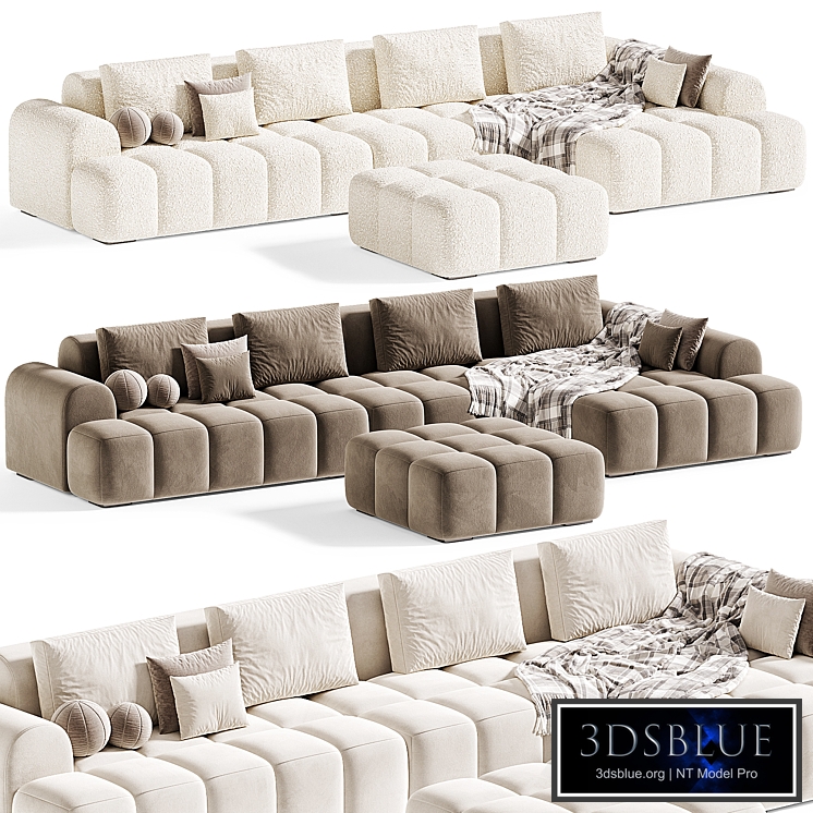 Extra Long Modern Sofa By Litfad
