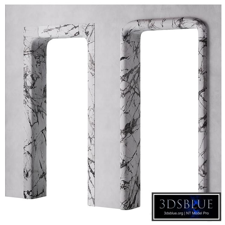 Marble door portals