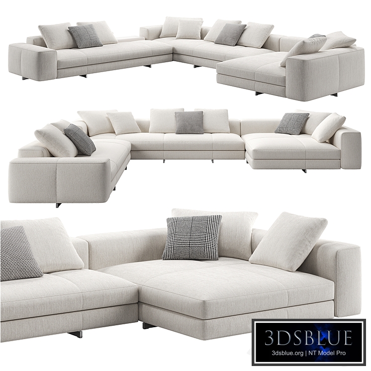 Yves Sofa 014 by Minotti