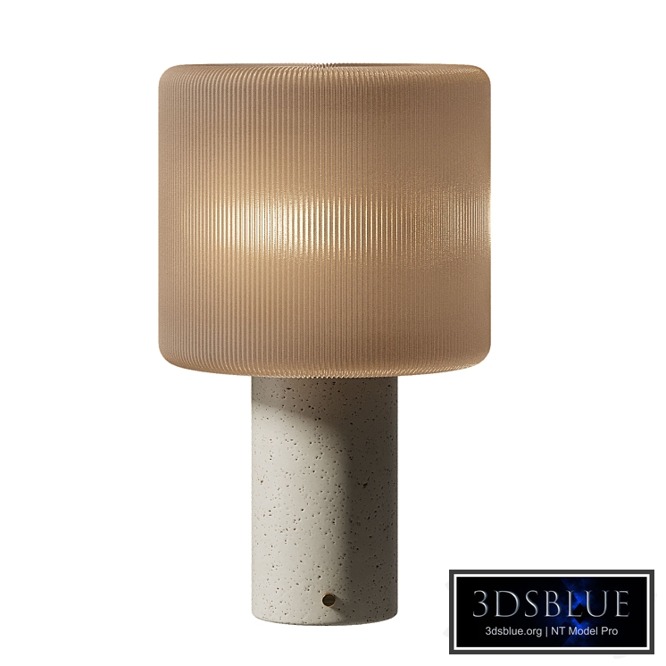 Ramble Tall White Ceramic Table Lamp With Jute