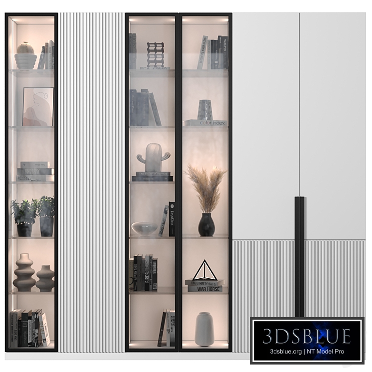 Cabinet with shelves
