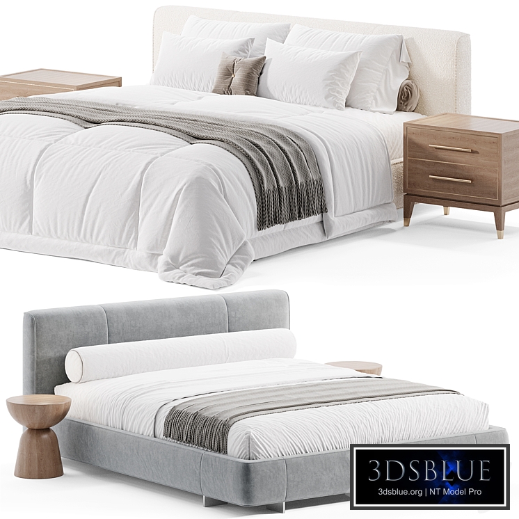 Yves bed by Minotti