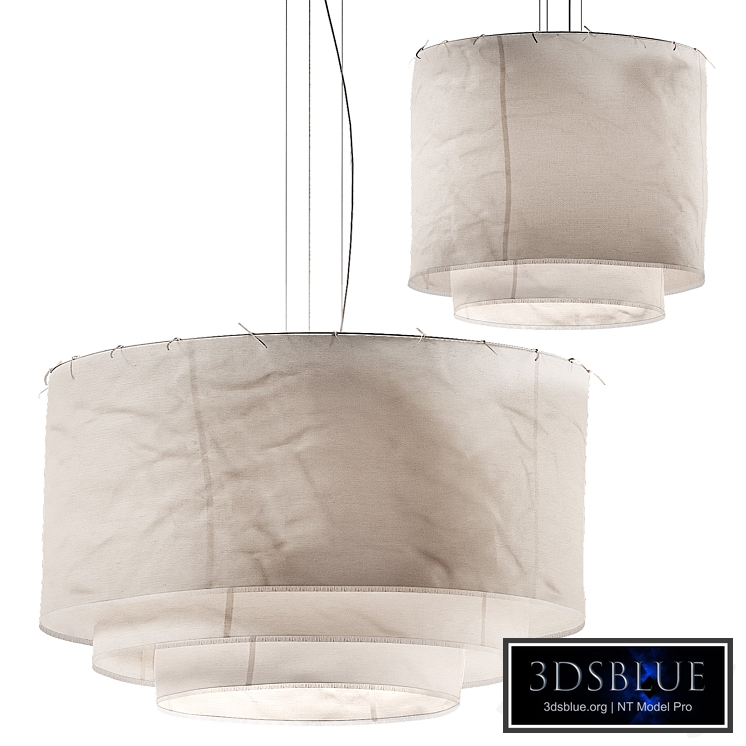 Minimalist Linen Pendant