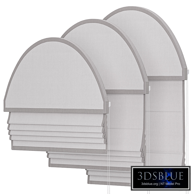 Arched Roman blinds 2