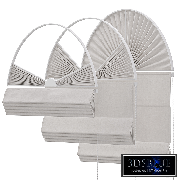 Arched Roman blinds 7