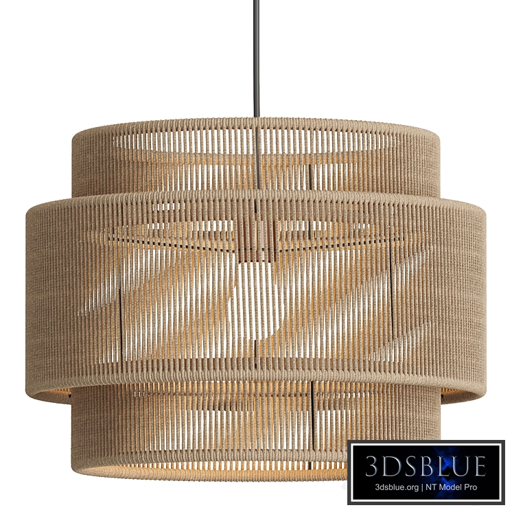 Westwing Collection Cecilia van jute Hanglamp