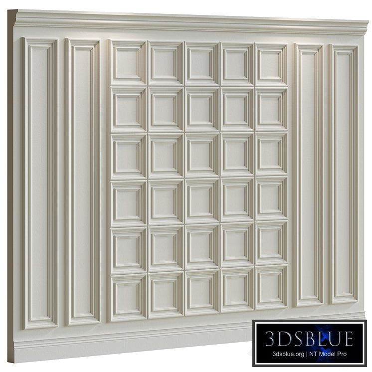 Decorative plaster with molding #042