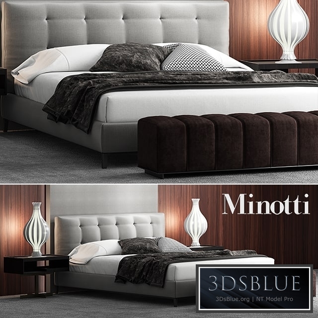Bed minotti andersen bed QUILT