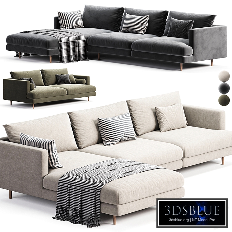 Hampton Right Chaise Sofa