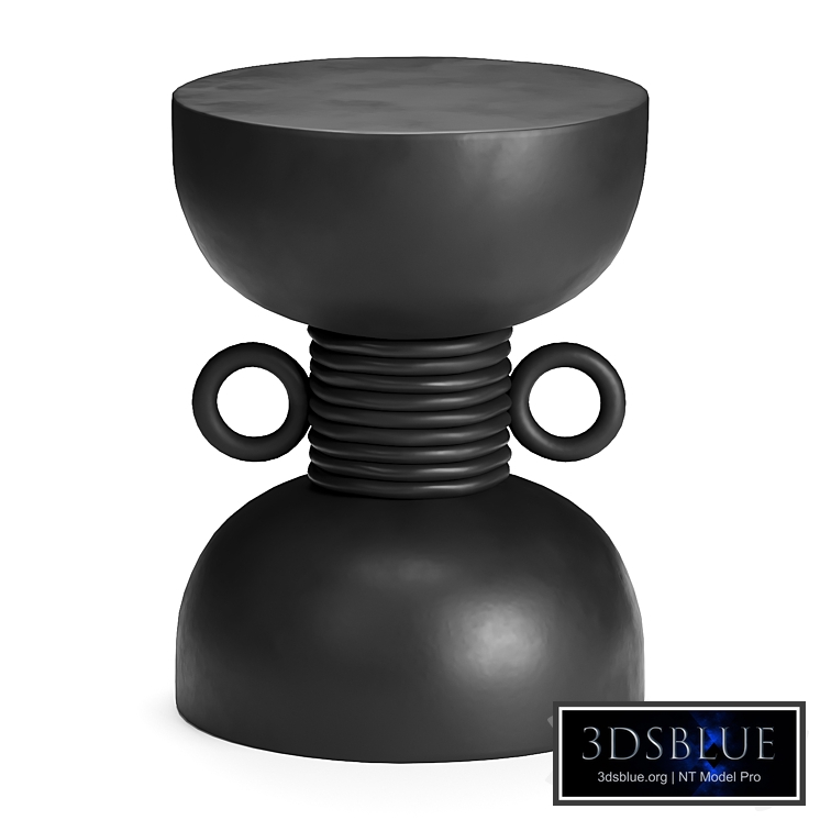 Coffee table made of suar wood and rattan, Toumtamtoum