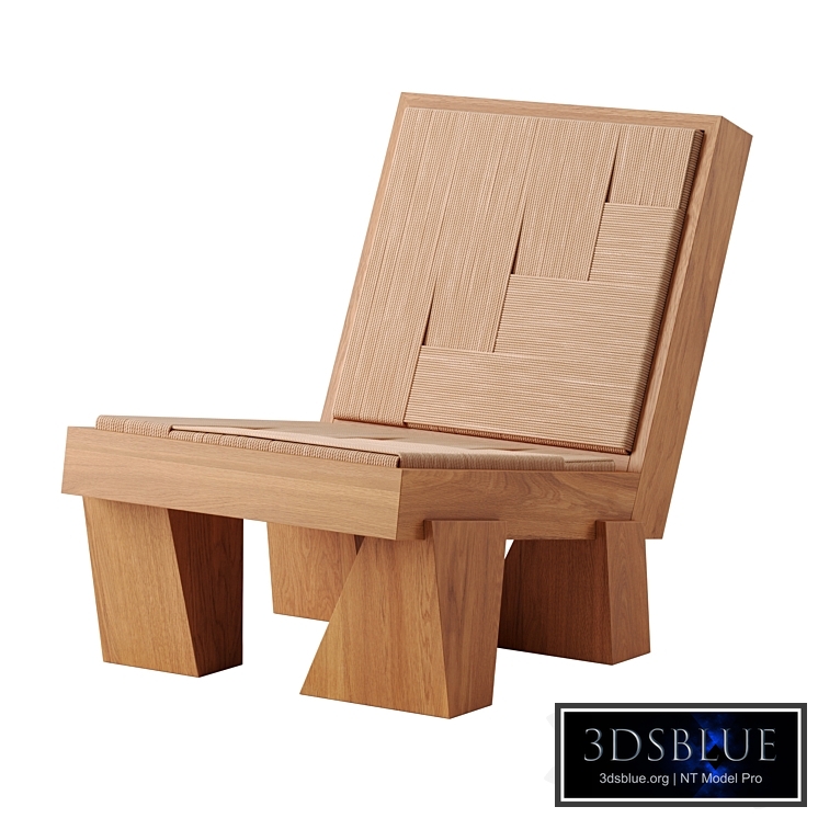 Block Lounge Chair by Heaps and Woods