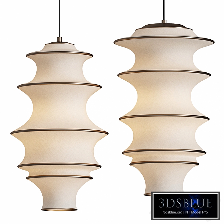 Japanese Design Wabi-sabi Fabric Pendant Lights