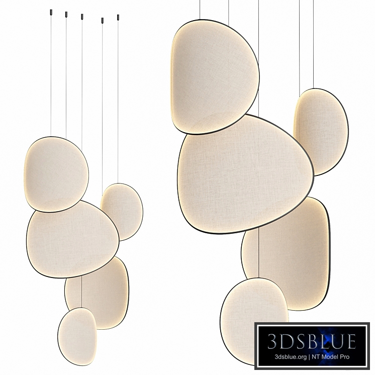 IIII 09 Led Fabric Pendant Lamps