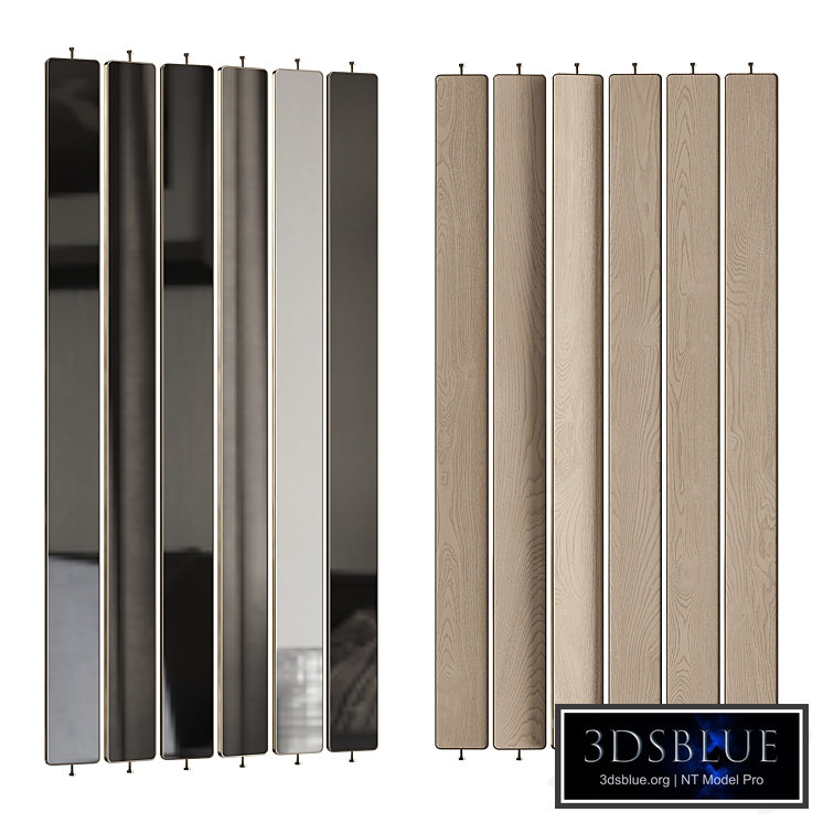 Partition with rotating elements