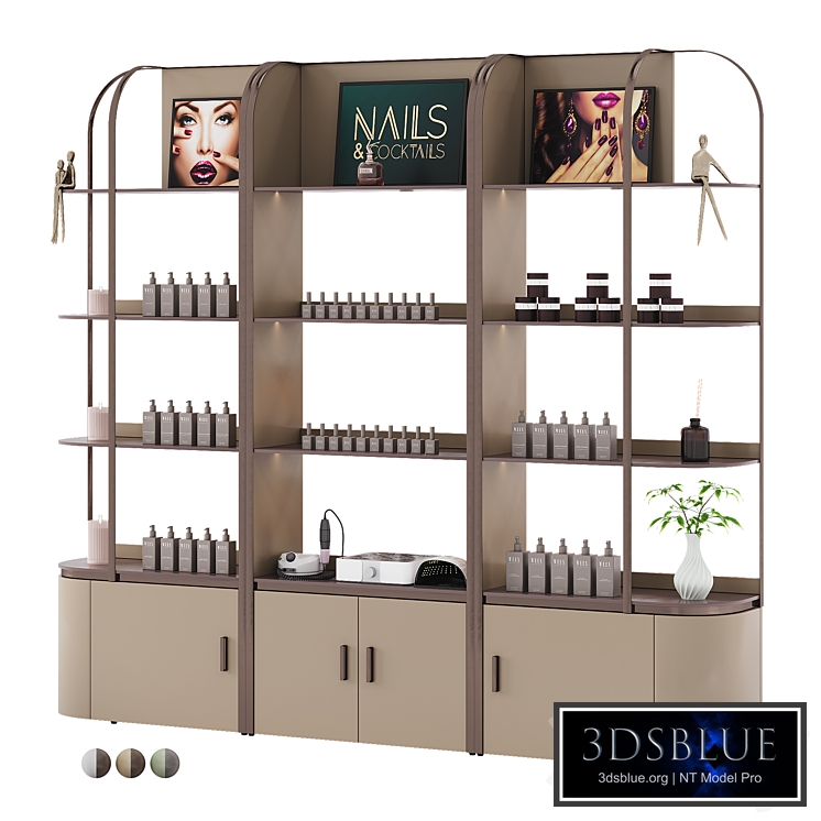 Salon Product Display Shelves