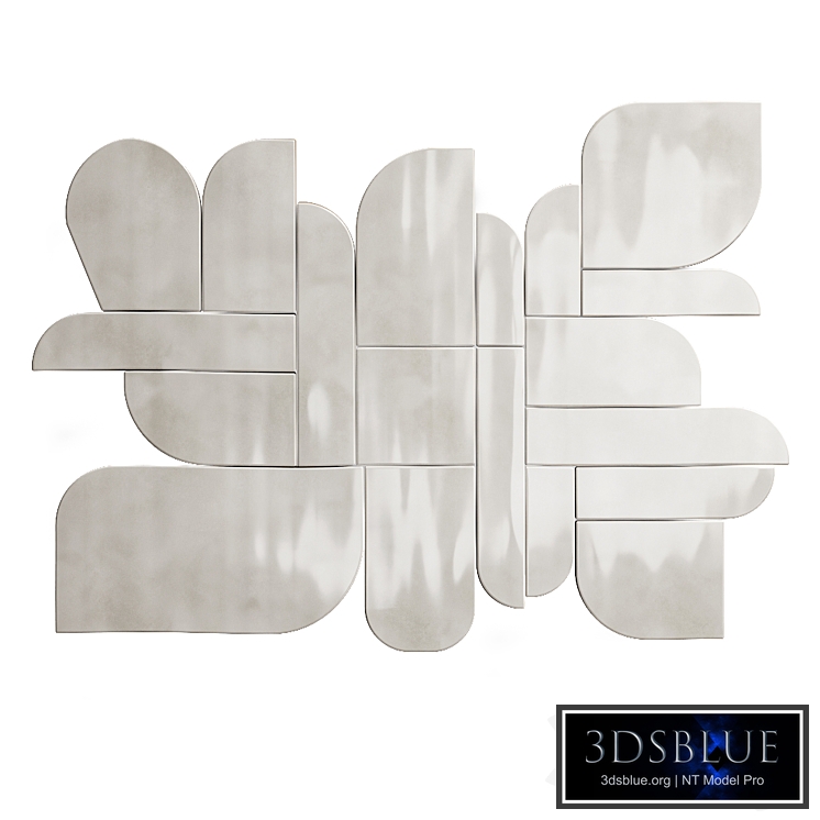 Volumetric wall panel Ceramics