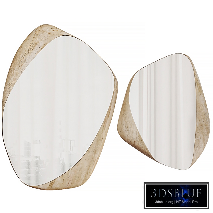 KIRA TRAVERTINE MIRROR