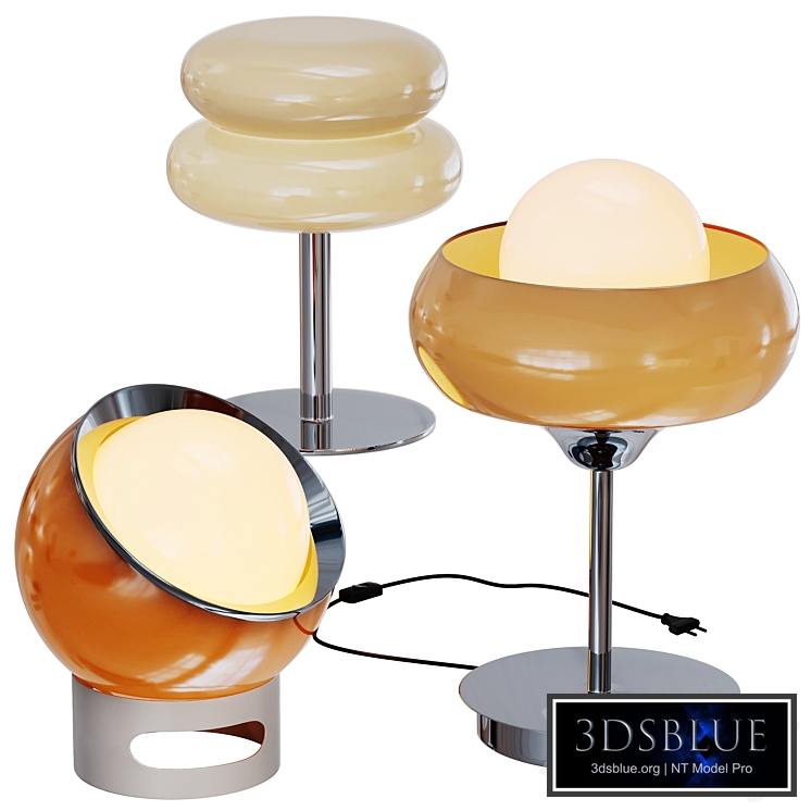 Vintage table lamps Bauhaus design