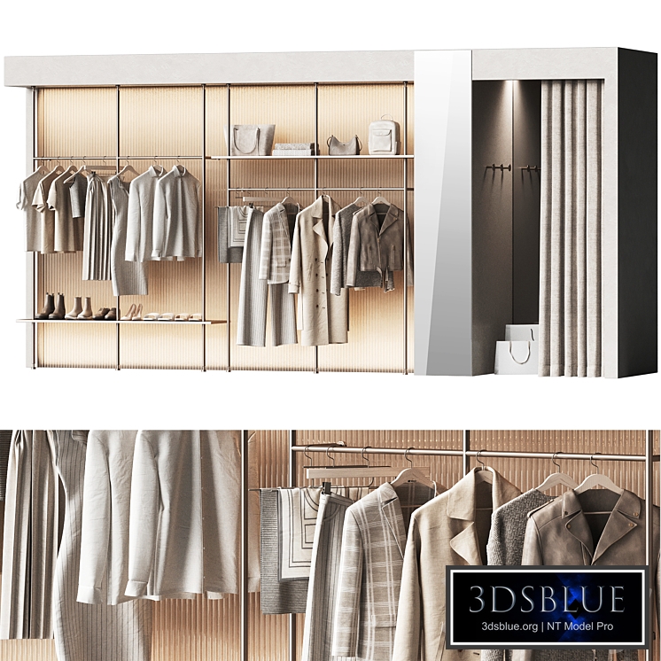 A set for a clothing store and showroom 2