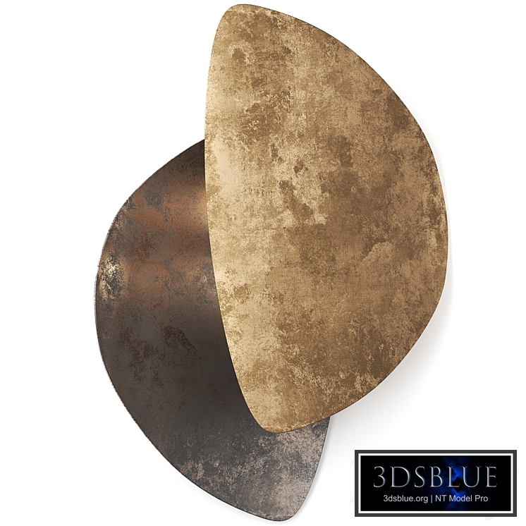 Double galet Geant Art et Floritudes Sconce