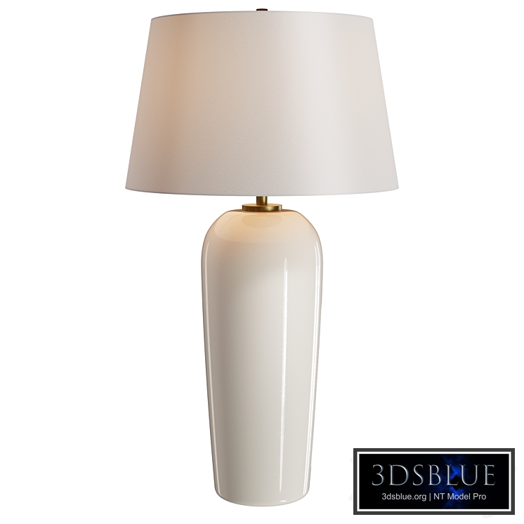 Pottery Barn Carter Milk Glass Table Lamp
